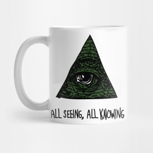 All Seeing, All Knowing Illuminati Mug